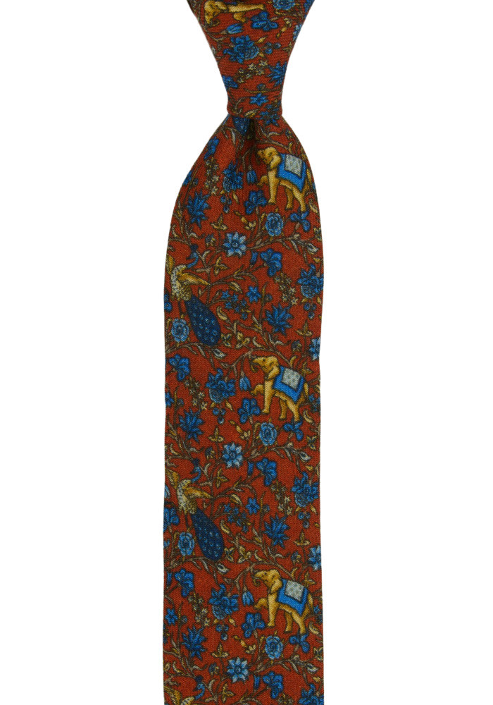 ABBONDANZA ORANGE skinny tie