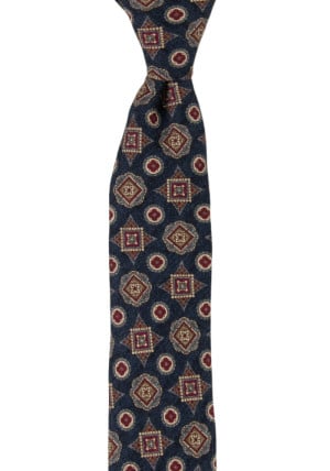 AMIRATTOPER NAVY skinny tie