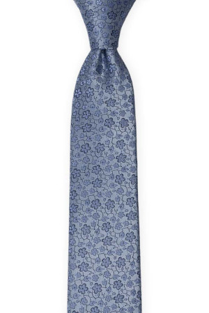 AUGURI Dusty blue boy's tie medium