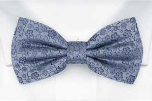 AUGURI DUSTY BLUE bow tie