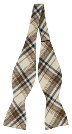 BESQUARE SAND self-tie bow tie