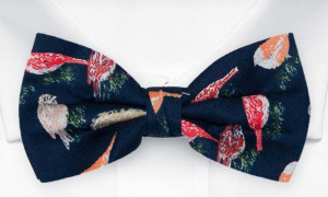 BIRDIENUMNUM DARK NAVY bow tie