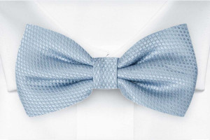 BIRDSEYE DUSTY BLUE bow tie