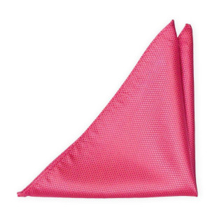 BIRDSEYE HOT PINK pocket square
