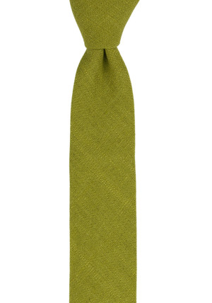 BITTERSWEET GREEN skinny tie