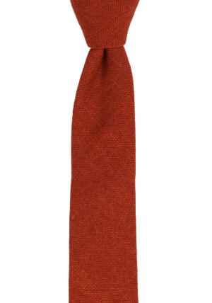 BITTERSWEET RUST skinny tie