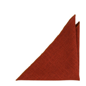 BITTERSWEET RUST pocket square