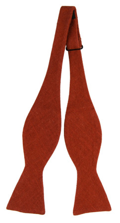BITTERSWEET RUST self-tie bow tie