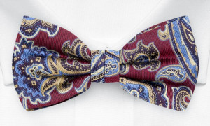 BOFFOLA DARK RED bow tie