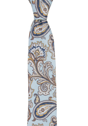 BOFFOLA ICE BLUE skinny tie