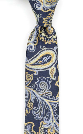 BOFFOLA NAVY skinny tie