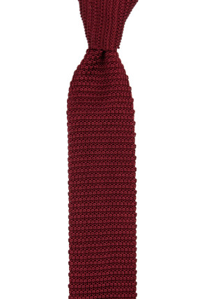 BREAKTHEYARN MAROON skinny tie