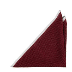BREAKTHEYARN MAROON pocket square