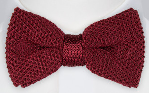 BREAKTHEYARN MAROON bow tie