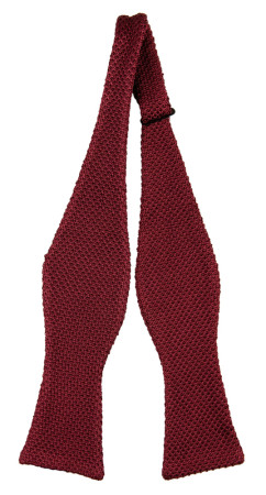 BREAKTHEYARN MAROON self-tie bow tie