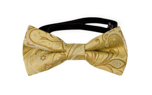 BRIDALLY GOLDEN YELLOW baby bow tie