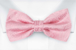 BRIDALLY PINK bow tie