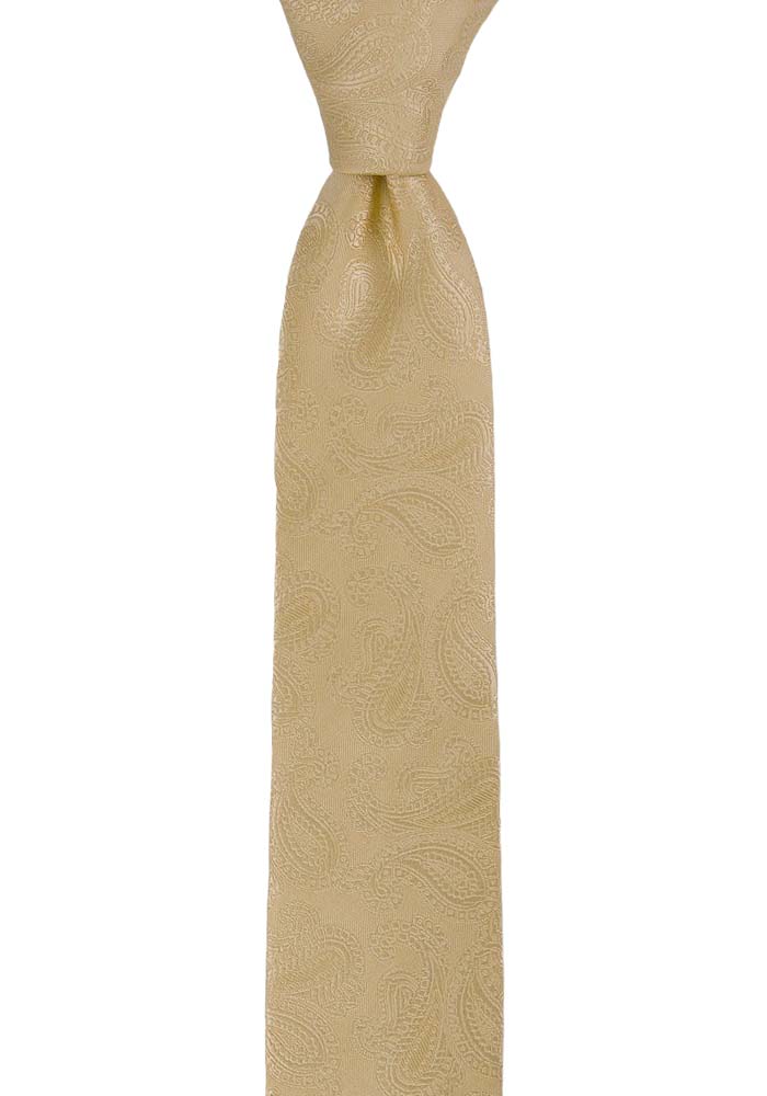BRUD CHAMPAGNE skinny tie