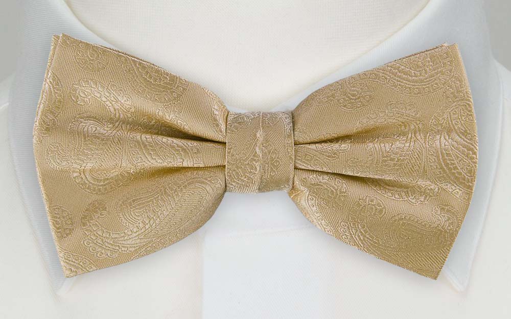 BRUD CHAMPAGNE pre-tied bow tie