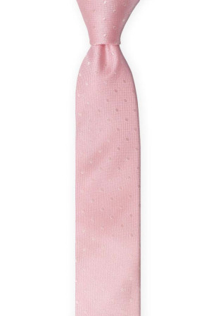 BRUDGUM PALE PINK skinny tie