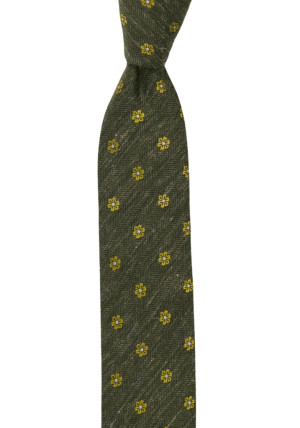BYMYSIDE OLIVE skinny tie