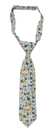 CALLITADY BLUE boy's tie small pre-tied