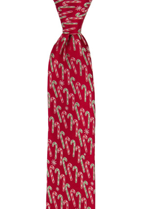 CANDYRAMA RED skinny tie