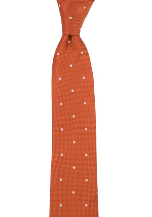 CHIPPER ORANGE skinny tie