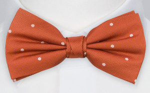 CHIPPER ORANGE bow tie