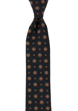 CIRCOLARE ORANGE skinny tie