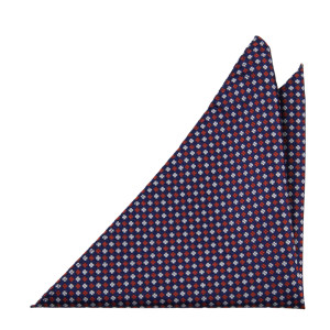 COUNTLESS NAVY pocket square