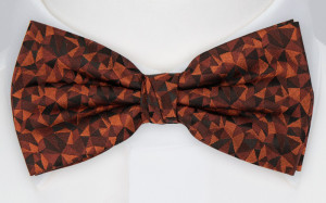 COUPLING CINNAMON BROWN bow tie