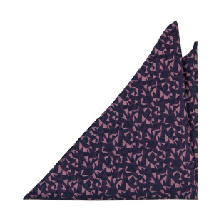 COUPLING PURPLE pocket square