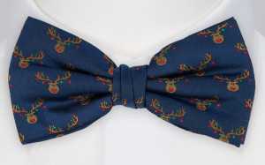 DEEROHDEER BLUE pre-tied bow tie