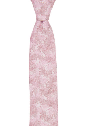 DONOTLEAFME PINK skinny tie