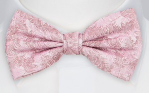 DONOTLEAFME PINK bow tie