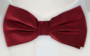 DRUMMEL DARK RED bow tie