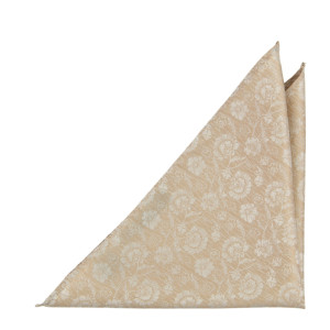 ENCHANTMENT CHAMPAGNE pocket square