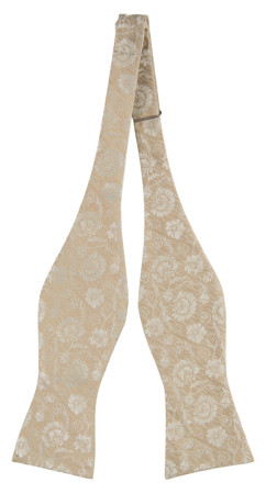ENCHANTMENT CHAMPAGNE self-tie bow tie