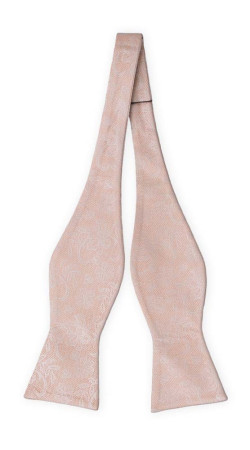 EVERAFTER BLUSH PINK self-tie bow tie