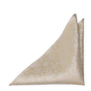 EVERAFTER CHAMPAGNE GOLD pocket square