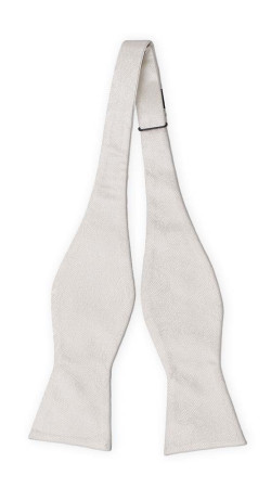 EVERAFTER IVORY self-tie bow tie