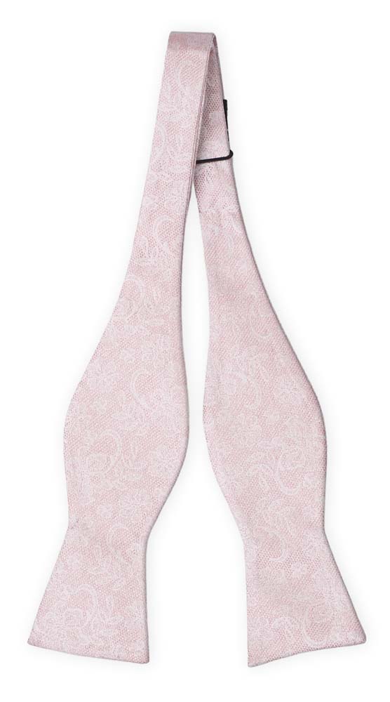 EVERAFTER POWDER PINK self-tie bow tie