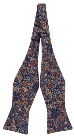 EXCLUSE ORANGE self-tie bow tie