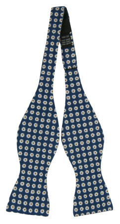 FAVOLOSA BLUE self-tie bow tie