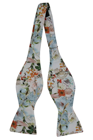 FESTOSO ORANGE self-tie bow tie