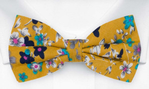 FLORASTIC HONEY pre-tied bow tie