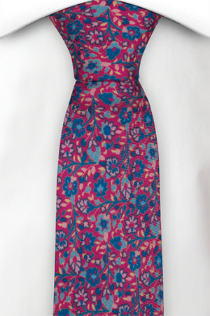 FLORIDO Cerise skinny tie