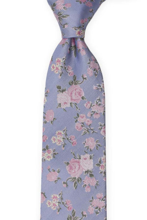FLOWERCROWN DUSTY BLUE tie