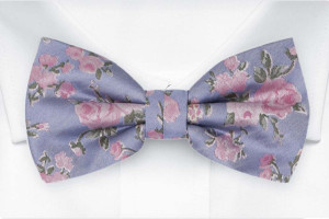 FLOWERCROWN DUSTY BLUE bow tie